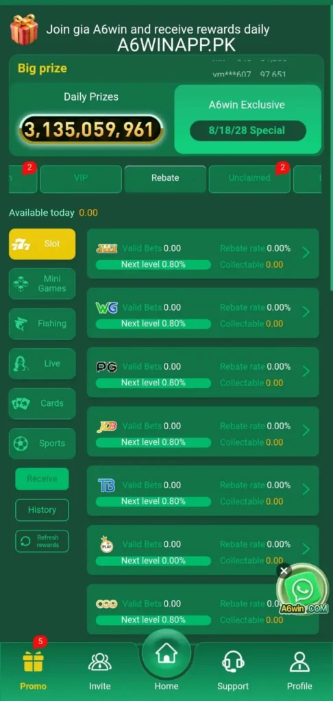 A6 Win Login